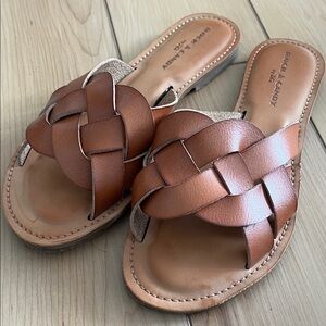 Braided Leather Sandals